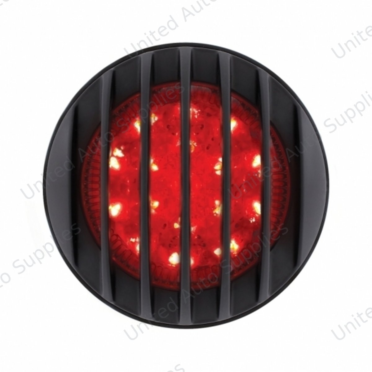 17 LED 1937 Ford Car Style Tail Light With Black Grille Style Flush Mount