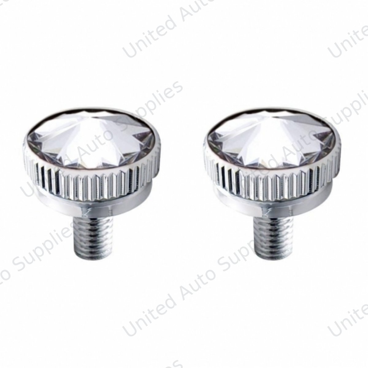 6mm CB Mounting Bolt With Clear Crystal (2-Pack)