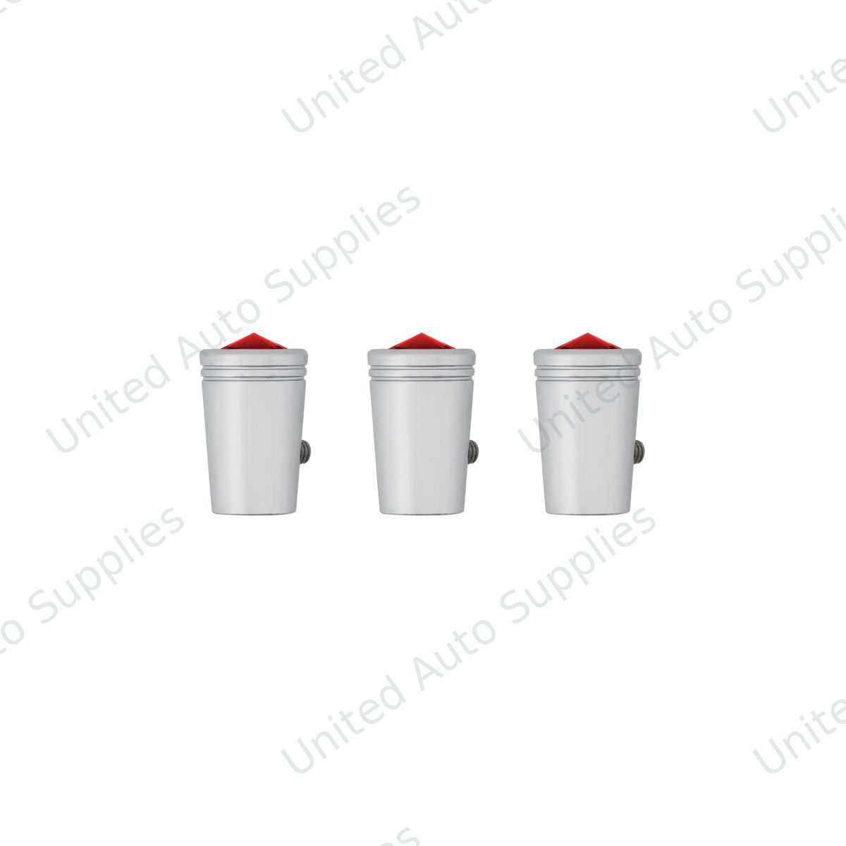 Mini Toggle Switch Extension With Red Crystal For Kenworth (Card of 3)
