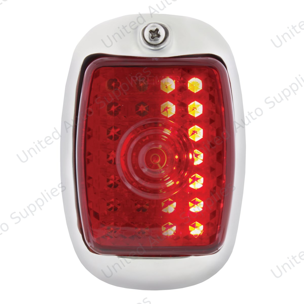 27 LED Sequential Tail Light Assembly With Black Housing For 1940-53 Chevy & GMC Truck - L/H