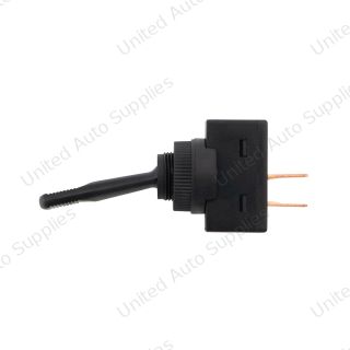 Black Non-Illum Toggle 20 Amp 12V S.P.S.T. On/Off 1 Pc.