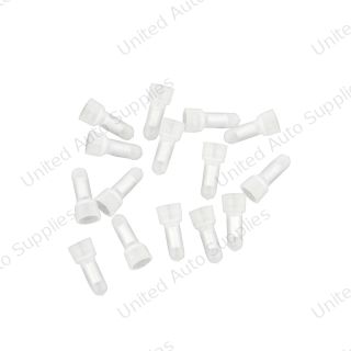 22-24 AWG Nylon Closed End Connector, 15 Pcs