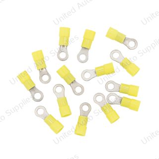 12-10 AWG #10 Stud Vinyl Ring Terminal (14-Pack)