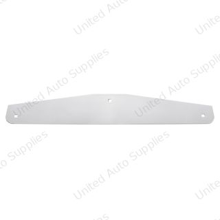 4" X 24" Chrome Standard Bottom Mud Flap Plate - Bolt Thru