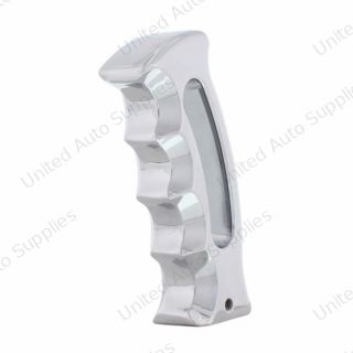 Slot Style Pistol Grip Gearshift Knob - Chrome