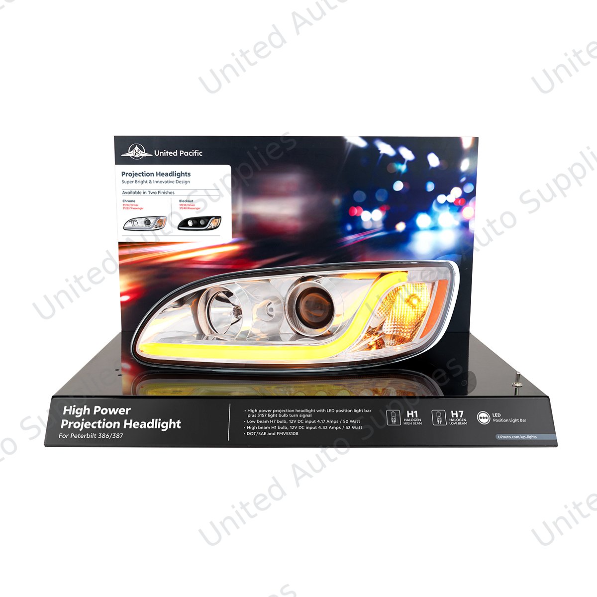United Pacific Peterbilt 386/387 Modular Headlight Display - 31252