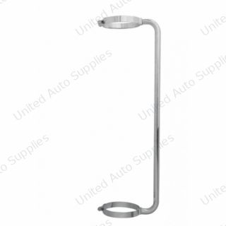 34" Chrome Exhaust Grab Handle - 7" Clamp