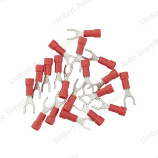 22-18 AWG #10 Stud Vinyl Spade Terminal (19-Pack)
