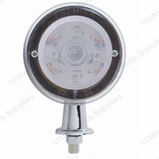 13 LED 1-1/8" Arm Honda Light Kit - Amber LED/Clear Lens