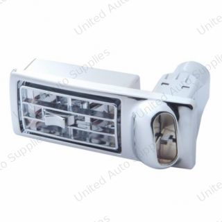 Chrome Plastic A/C Vent For 2002-2005 Kenworth W900/T800/T600 - Passenger