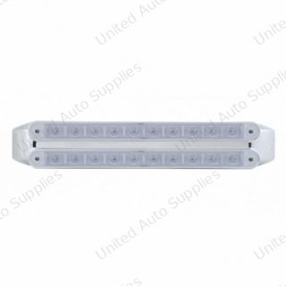 Dual 10 LED 9" Light Bars (Stop, Turn & Tail) - Red LED/Clear Lens