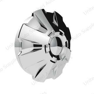 Rubicon Front Axle Cover Kit With 33mm Thread-On Nut Covers-Chrome