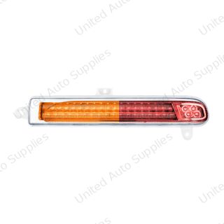 Double Fury 78 LED Turn Signal Light For 2008-2024 Peterbilt 389-Amber & Red,Passenger