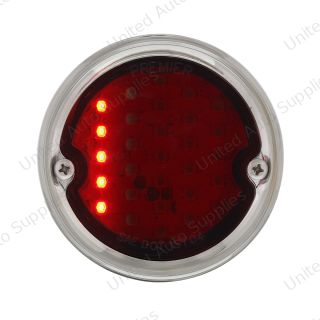 LED Sequential Tail Light Assembly With SS Housing For 1954-59 Chevy & GMC Truck