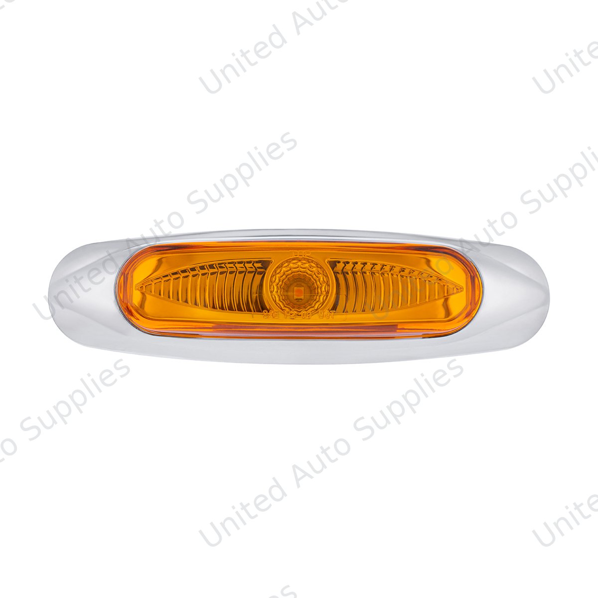 5-3/4" Wide 3 LED ViperEye Light (Clearance/Marker) - Amber LED/Amber Lens