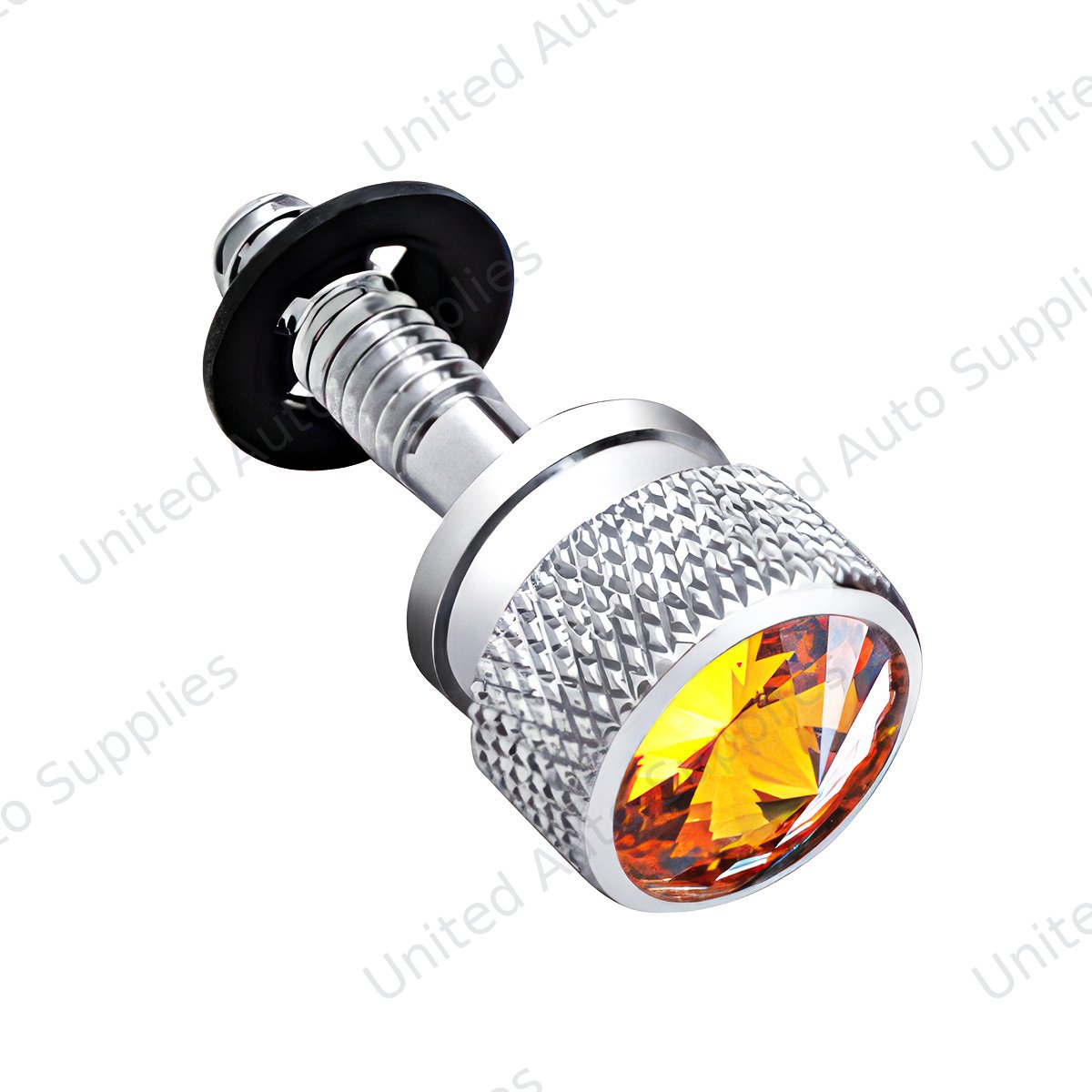 Dash Screw With Amber Crystal For Peterbilt (2001-2005)(6-Pack)