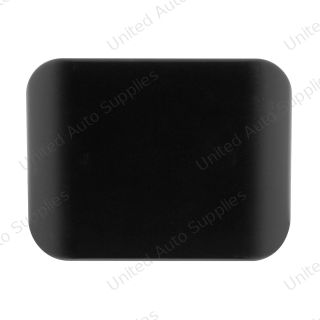 Matte Black Plastic Hitch Cover For 2" X 2" Trailer Hitch Receivers