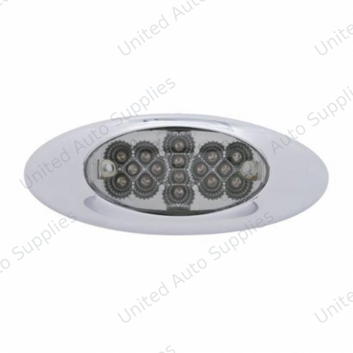 16 LED Phantom I Reflector Light (Clearance/Marker) - Amber LED/Clear Lens