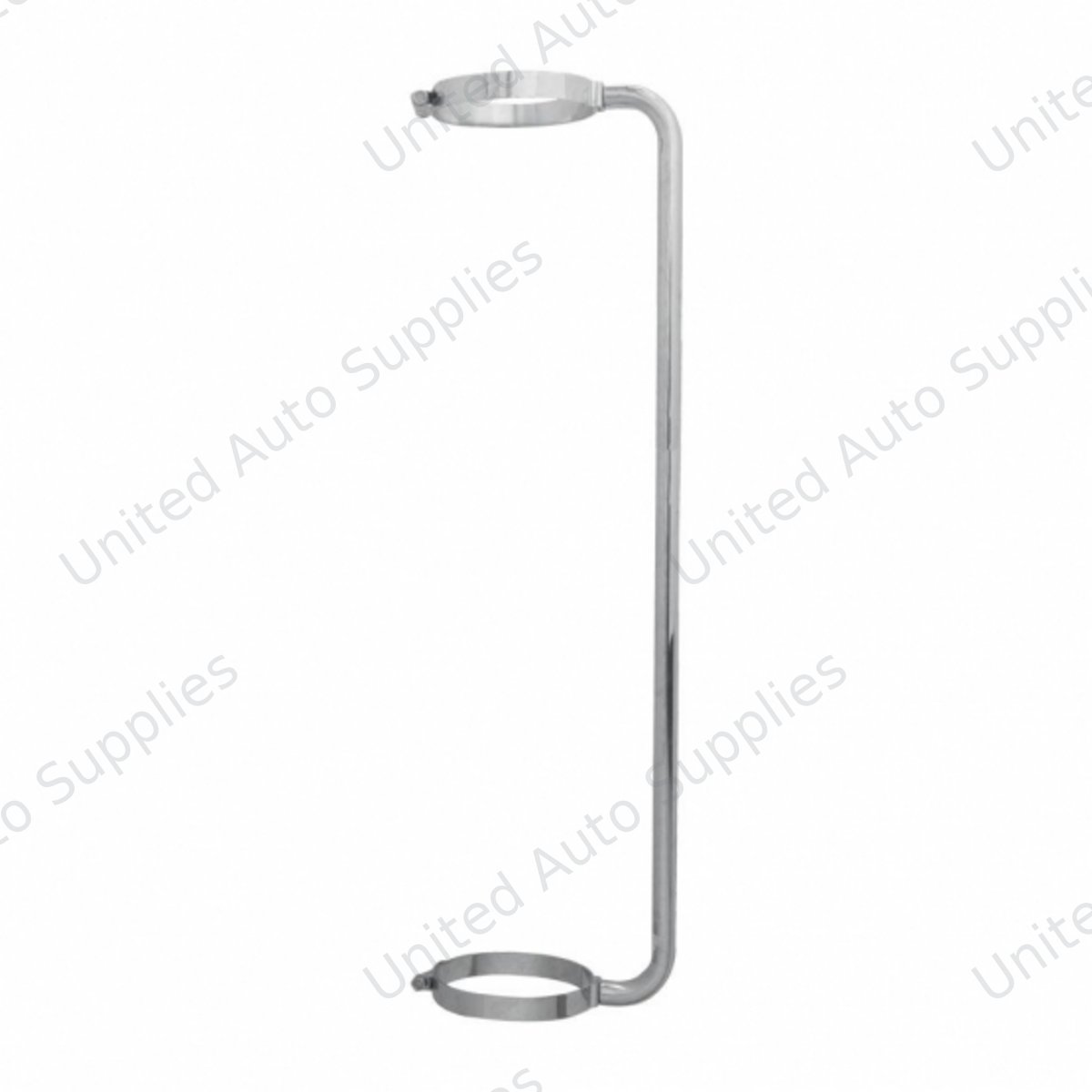 45" Chrome Exhaust Grab Handle - 7" Clamp