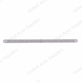 12 LED 12" Ultra Slim Light Bar Only (Turn Signal) - Amber LED/Clear Lens (Bulk)