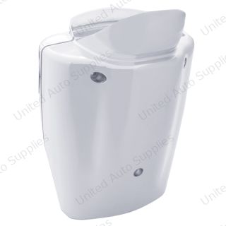 Chrome Plastic Mid-Steering Column Cover For Kenworth W900/T800 (2006-2024) & T660 (2008-2017)