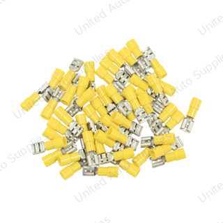 12-10 AWG .250 Tab Vinyl FM Disconnect (50-Pack)