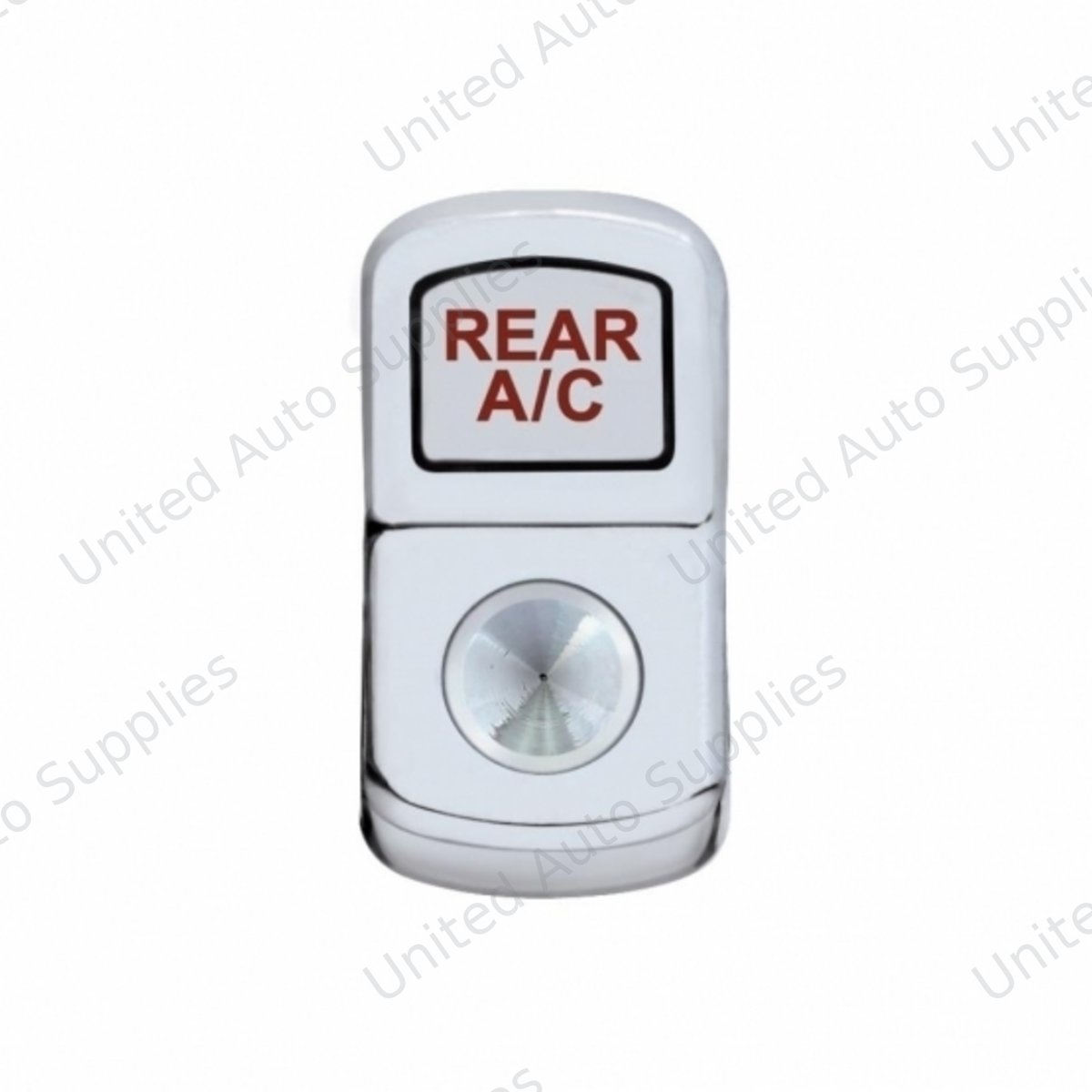 "Rear A/C" Rocker Switch Cover - Indented (Bulk)