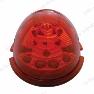 17 LED Reflector Watermelon Maze Cab Light - Red LED/Red Lens