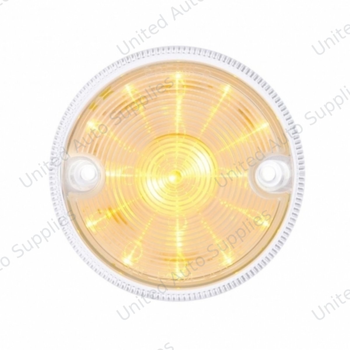 15 LED 3" Series 2 Light For Double Face Light Housing - Amber LED/Clear Lens (Bulk)