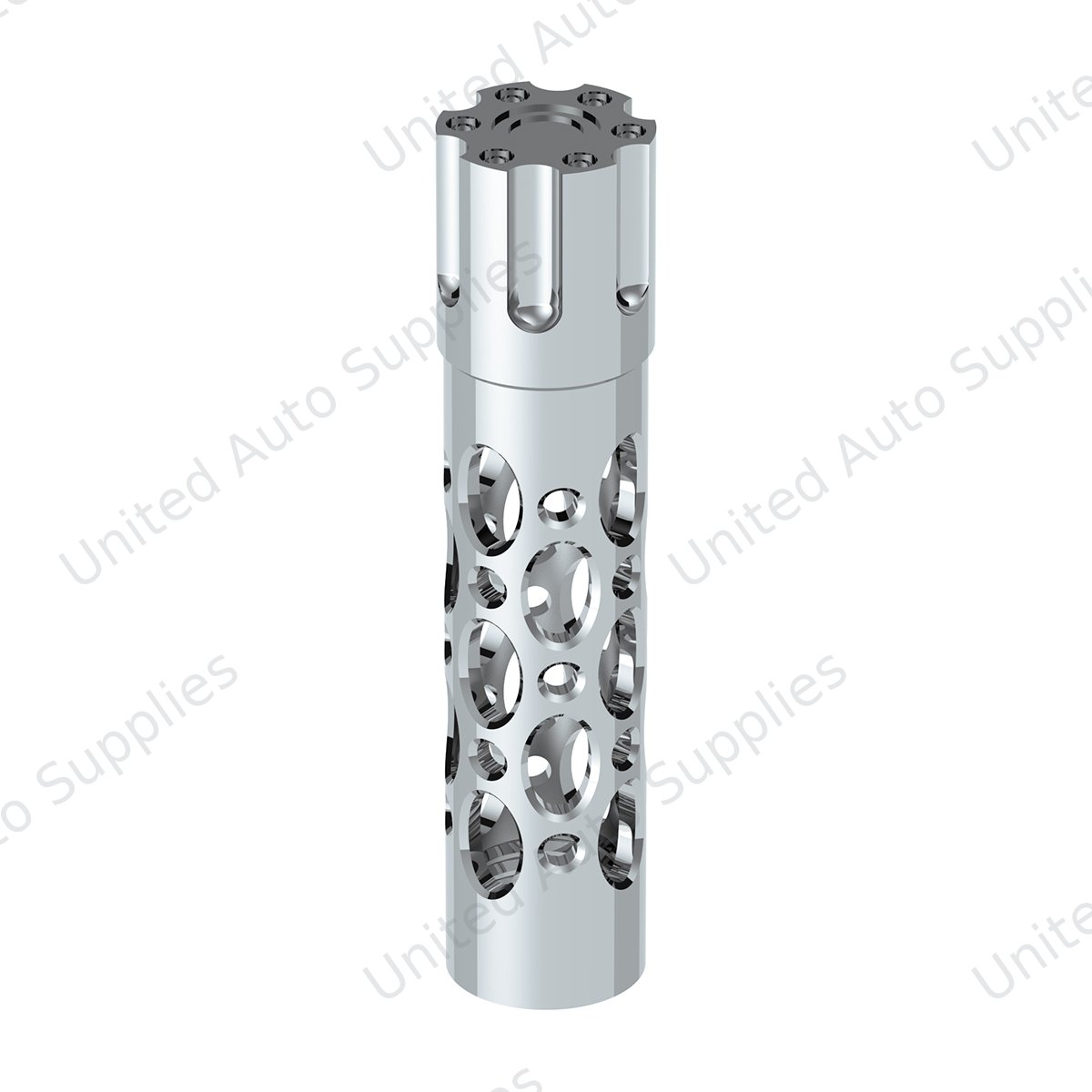 M30X3.5 Thread-On Austin Gun Cylinder Gearshift Knob - Chrome
