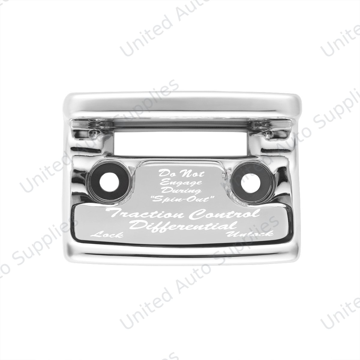"Traction Control Differential" Switch Guard With Silver Sticker