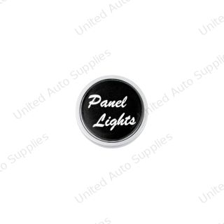 "Panel Lights" Dash Knob - Black Glossy Sticker