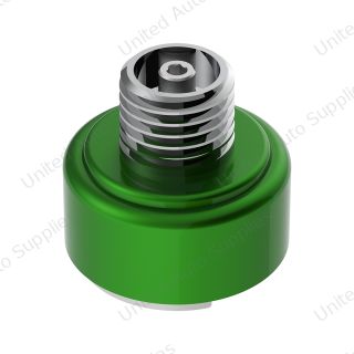 M30X3.5 Thread-On Shift Knob Mounting Adapter For Eaton Fuller Style 9/10 Shifter - Emerald Green