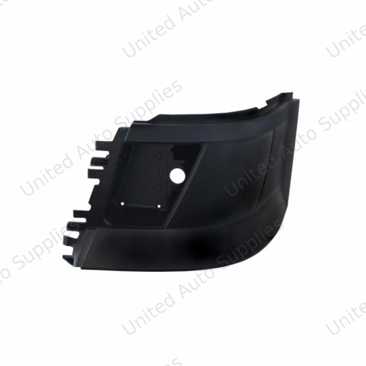 Bumper End With Fog Light Hole (Screw Mount) For 2003-2017 Volvo VNL - Driver