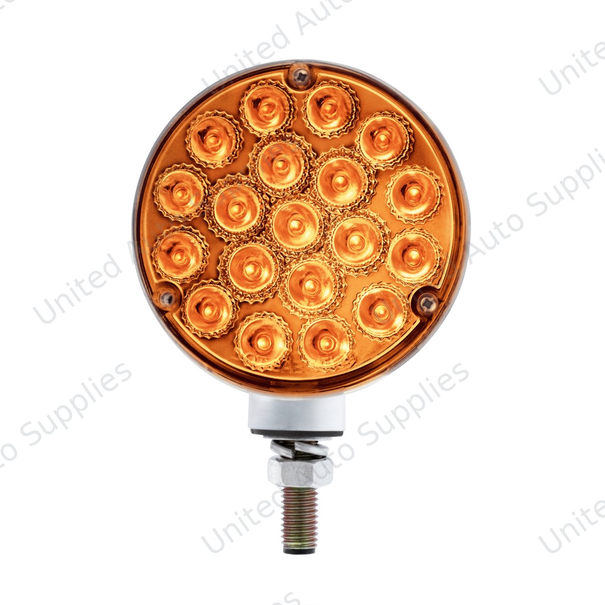 Double Fury 38 LED Reflector Double Face Turn Signal Light-Amber & Red LED