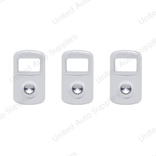 Rocker Switch Cover For Kenworth/Peterbilt - Clear Crystal (Card of 3)