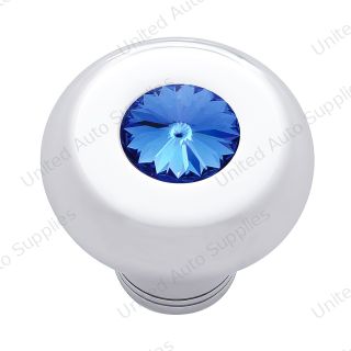 Small Deluxe Dash Knob With Blue Crystal