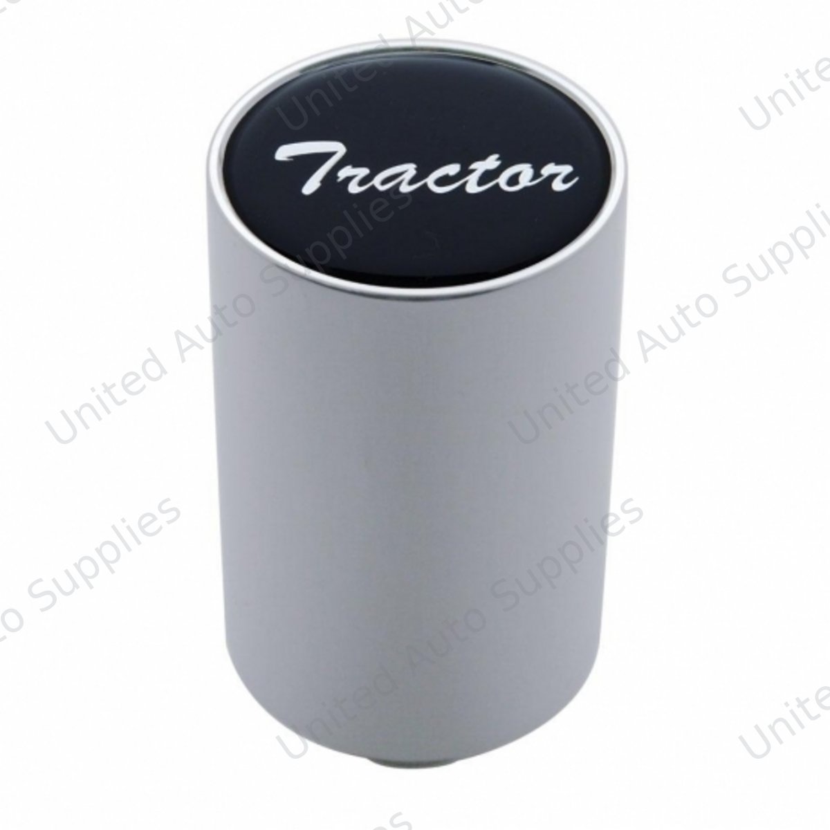 "Tractor" 3" Air Valve Knob - Black Aluminum Sticker