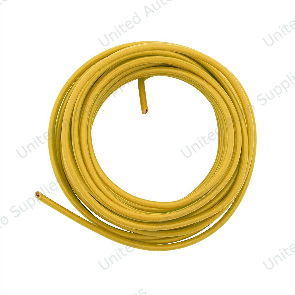 Primary Wire - Rated 80°C 14 AWG, Yellow 15 Ft.