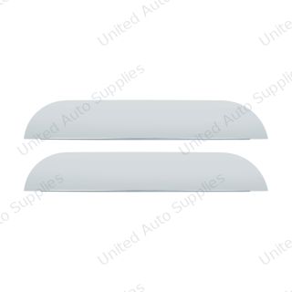 304 Stainless Steel 5" Chop Top Window Trim For 2008-2024 Peterbilt 389, 2008-2014 388, & 2006-2016 386 (Pair)