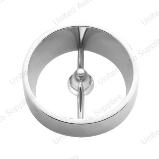 Chrome Plastic LED Tail Light & Backup Light Ring For 1963 Chevy Impala