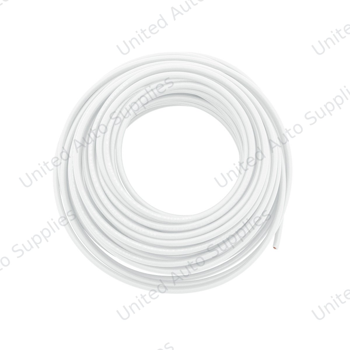 Primary Wire - Rated 80°C 18 AWG, White 30 Ft.