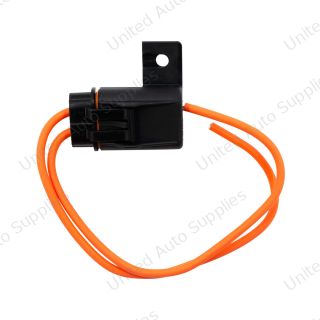 In-Line HD ATC/ATO Waterproof Fuseholder w/ (2) 8" 12 AWG Orange GXL Leads