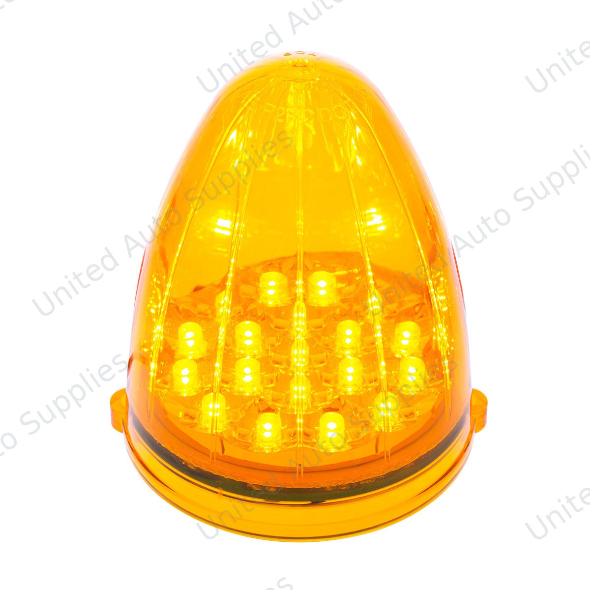 19 LED Reflector Grakon 1000 Style Cab Light - Amber LED/Amber Lens