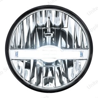 ULTRALIT - 7" High Power LED Headlight With White LED Position Light Bar