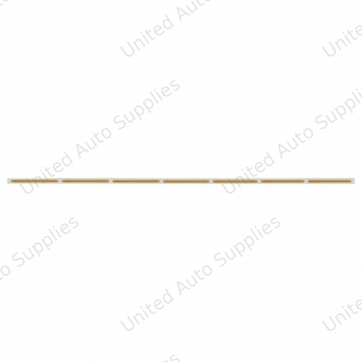 94" Stainless Steel Light Bracket With 7X 19 LED 12" Reflector Light Bars - Amber LED/Amber Lens