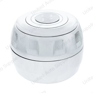 Chrome Steering Wheel Hub & Horn Button Kit For 2014-2026 Kenworth T680 & Peterbilt 579