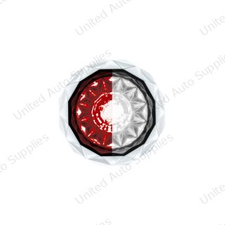 Double Fury 4 LED Dual Function 1-1/8" Crystal Watermelon Light-Red & White LED
