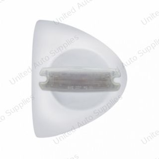 12 LED Headlight Turn Signal Cover - Amber LED/Clear Lens