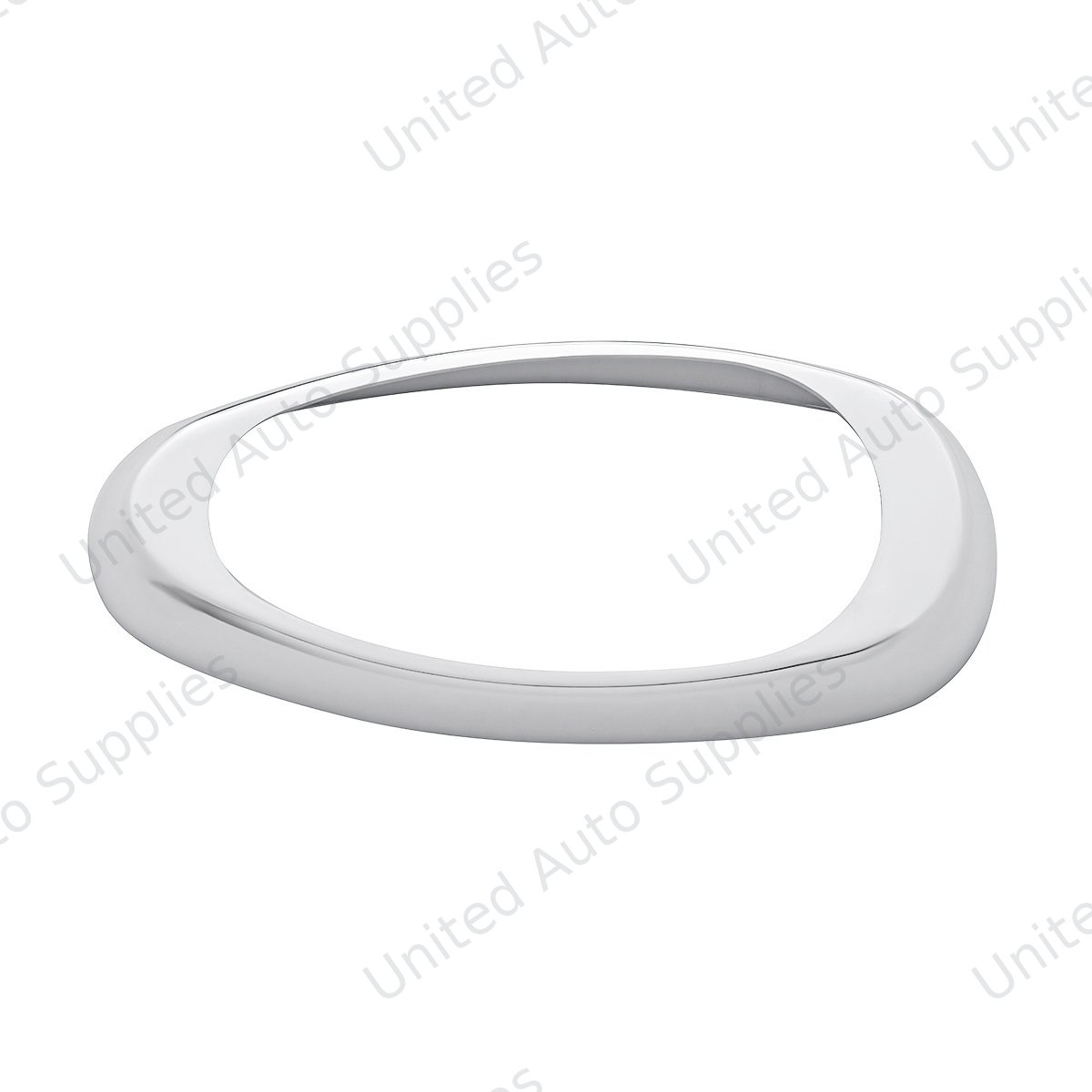 Chrome Plastic Sleeper Fairing Light Bezel For Freightliner Century/Columbia/Coronado